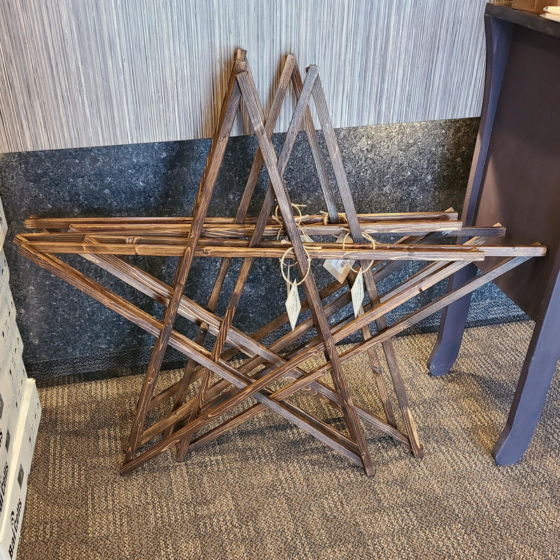 Rustic Wooden Star - Large - Netties Expressions