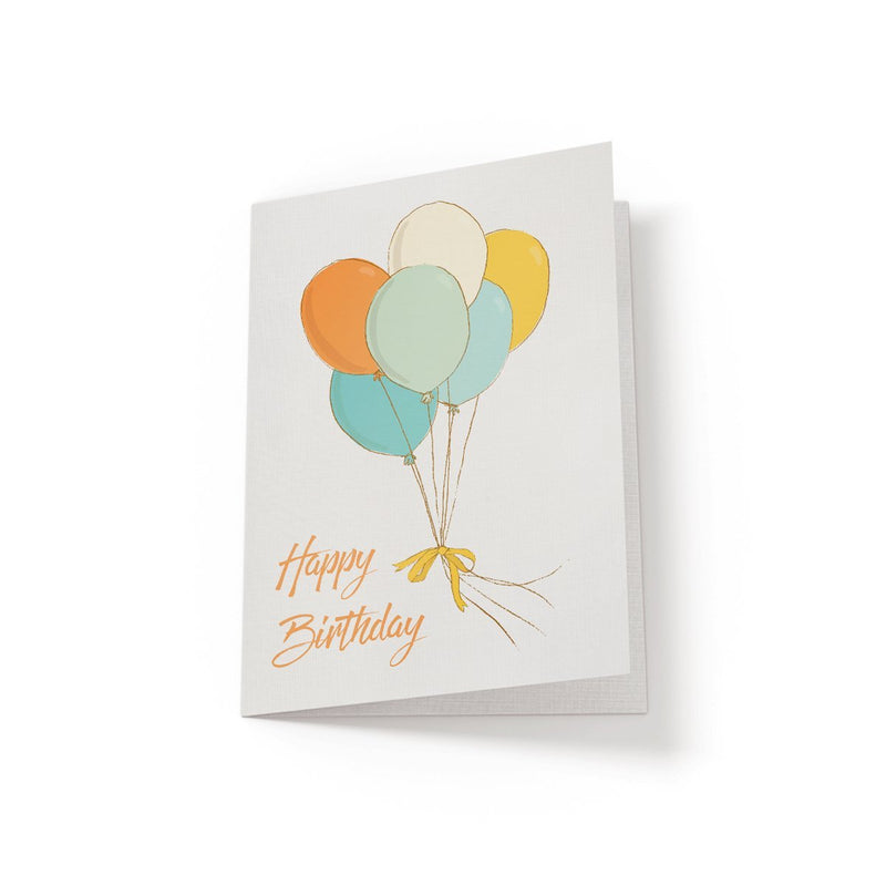 Happy Birthday Balloons - Greeting Card | Netties Expressions