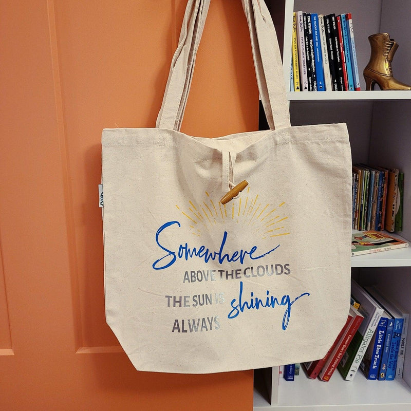 Somewhere Above the Clouds - Recycled Cotton Tote Bag - Netties Expressions