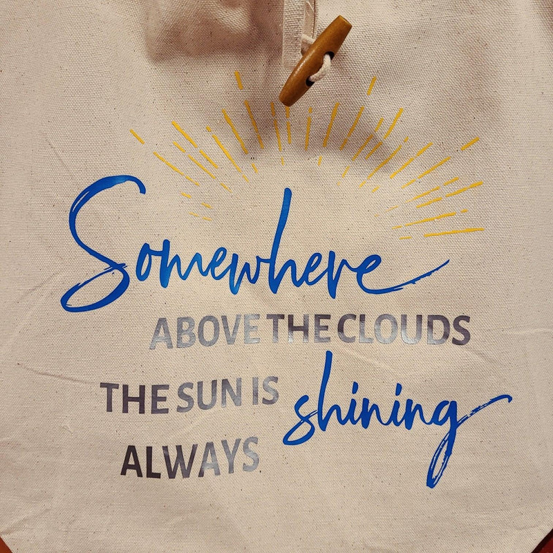 Somewhere Above the Clouds - Recycled Cotton Tote Bag - Netties Expressions