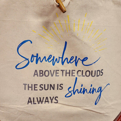 Somewhere Above the Clouds - Recycled Cotton Tote Bag - Netties Expressions