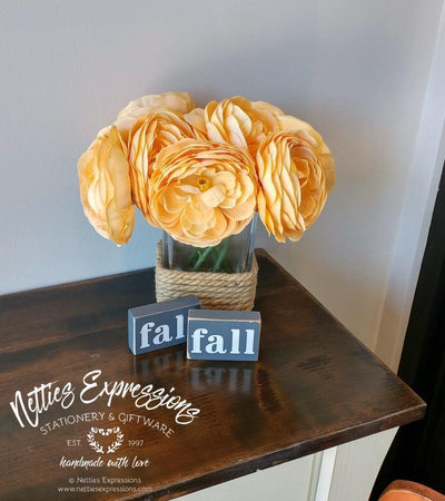 Fall - Rustic Wood Fall Sign - Netties Expressions