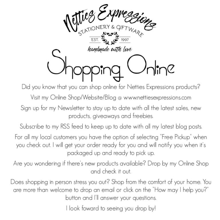 Shopping Online - Netties Expressions
