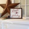 10x12-happy-holidays-w-2_e9a3478b-0862-4079-9ca0-bc92dba9836c Happy Holidays - Rustic Wood Sign - Netties Expressions