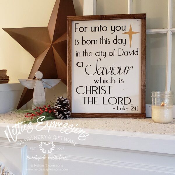 12x16-for-unto-you-is-born-2_daf64d5b-8fea-4912-965b-ecbb21121611 For unto you is born this day - Rustic Wood Sign - Netties Expressions