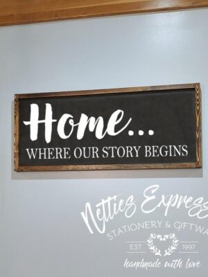 12x30_-_Home_where_our_story_begins_fd58bb67-f140-4a47-b40b-7e0b18cc546e Home where our story begins - Rustic Wood Sign - Netties Expressions
