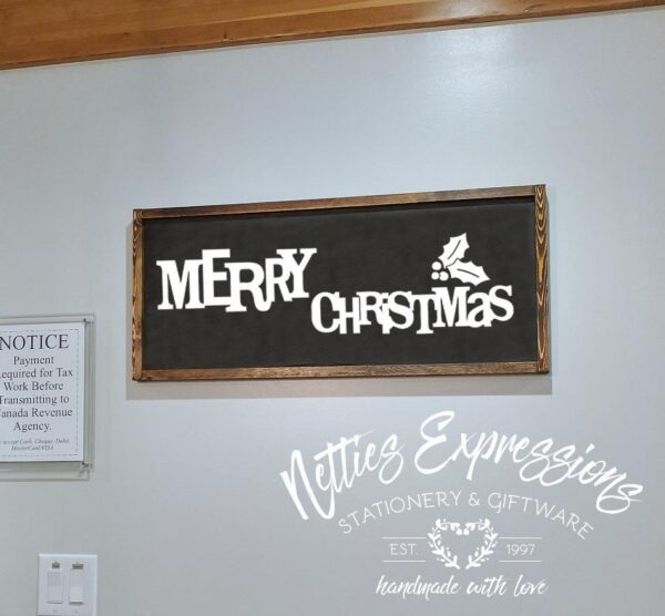 12x30_-_Merry_Christmas_826a53bf-807f-4a4c-9b8e-75ceb0d34135 Merry Christmas - Rustic Wood Sign - Netties Expressions