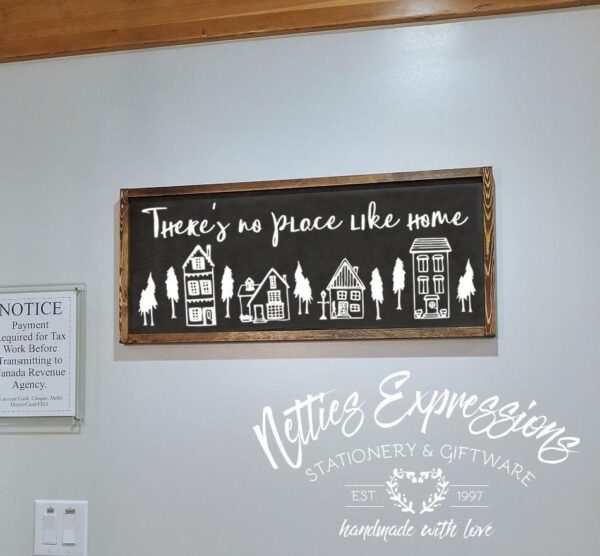 12x30_-_There_s_no_place_like_home_b3e81362-c22a-4e0c-a43d-f2b560909578 There's no place like home - Rustic Wood Sign - Netties Expressions