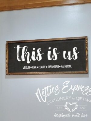 12x30_-_This_is_us_style_1_cd74d4e2-0cbb-450d-9ebd-495e084cf65b This is us custom family name - Rustic Wood Sign - Netties Expressions