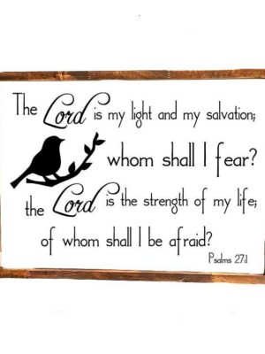 16x20_-_The_Lord_is_my_light_68b3bc1a-2010-4fc4-93ab-d843e9dd761c The Lord is my light - Rustic Wood Sign - Netties Expressions