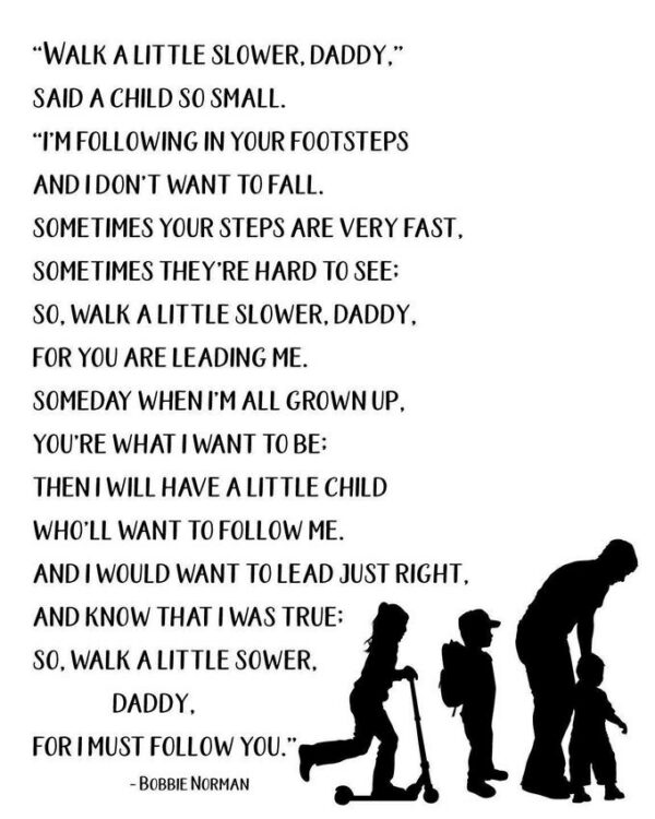 16x20_-_Walk_a_little_slower_Daddy_35aa2312-0666-4c6a-8c56-fd386c29a3e2 Walk a little slower, Daddy - Rustic Wood Sign - Netties Expressions