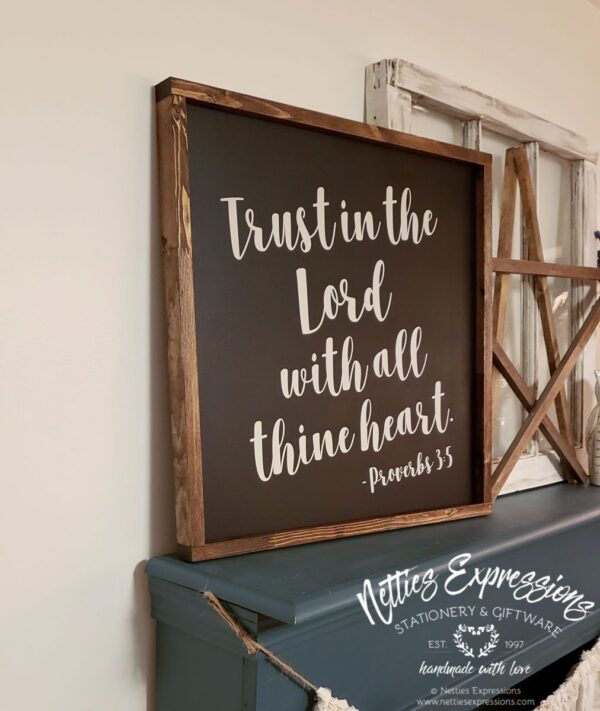 18x18-trust-in-the-lord-ravenandgullgrey-2_aaba87b1-aa99-410d-ae83-be88d7b65750 Trust in the Lord - Rustic Wood Sign - Netties Expressions