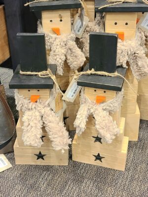 20201124_211248 Cozy Rustic Large Wooden Snowman - Netties Expressions