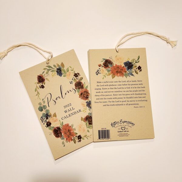 2022 Psalms Slim Wall Calendar - Netties Expressions
