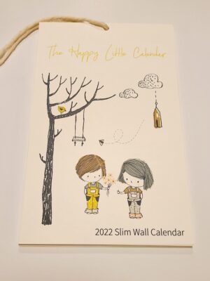 2022 The Happy Little Slim Wall Calendar - Netties Expressions