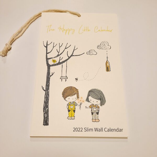 2022 The Happy Little Slim Wall Calendar - Netties Expressions