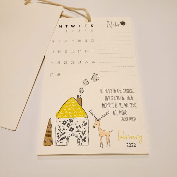 2022 The Happy Little Slim Wall Calendar - Netties Expressions