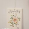 2022 Watercolour Florals Slim Wall Calendar - Netties Expressions