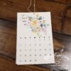 2021SlimCalendar-WatercolourFlorals3_7ab590f0-2c28-46a7-b8e1-7aebf783fadb 2022 Watercolour Florals Slim Wall Calendar - Netties Expressions
