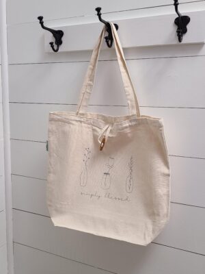 20220117_135415 Simply Blessed - Recycled Cotton Tote Bag - Netties Expressions