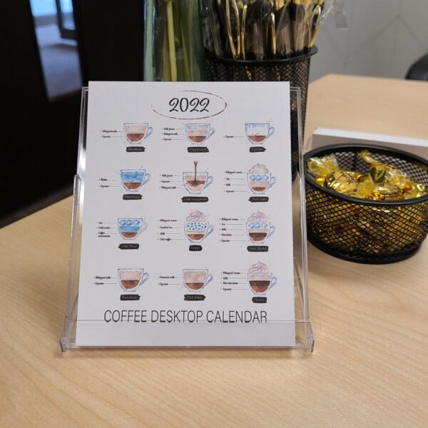 2022 Desktop Calendar - Coffee Recipes - Netties Expressions