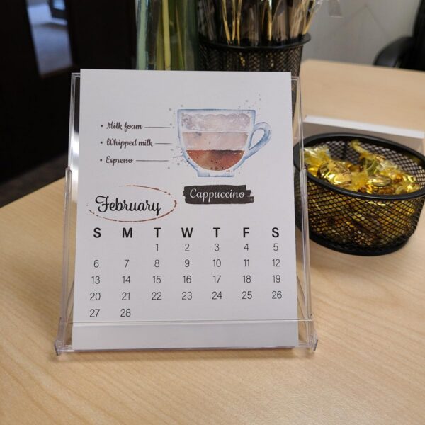2022 Desktop Calendar - Coffee Recipes - Netties Expressions