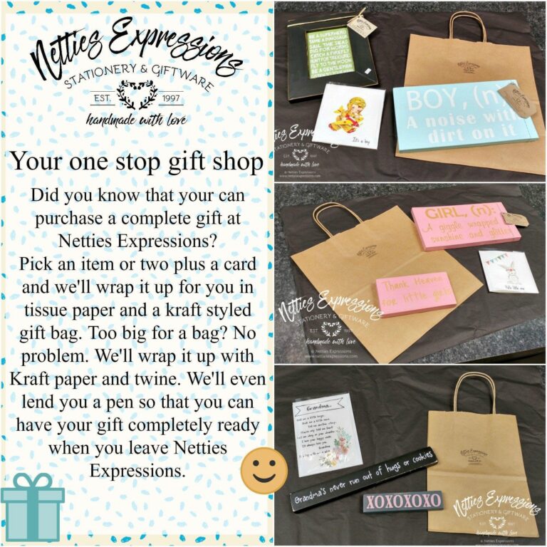 Netties Expressions is your One Stop Gift Shop - Netties Expressions
