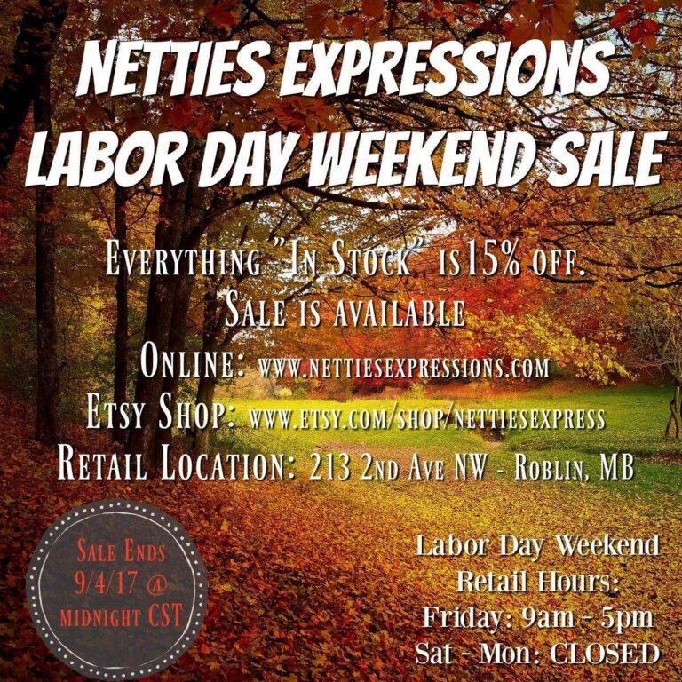 Netties Expressions Labor Day Weekend SALE!!! - Netties Expressions