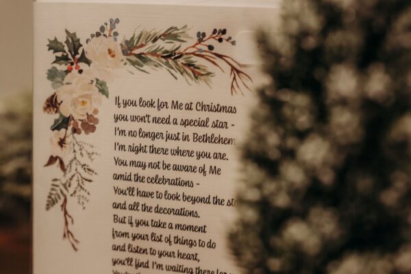 394A8969 If You Look For Me At Christmas - Greeting Card