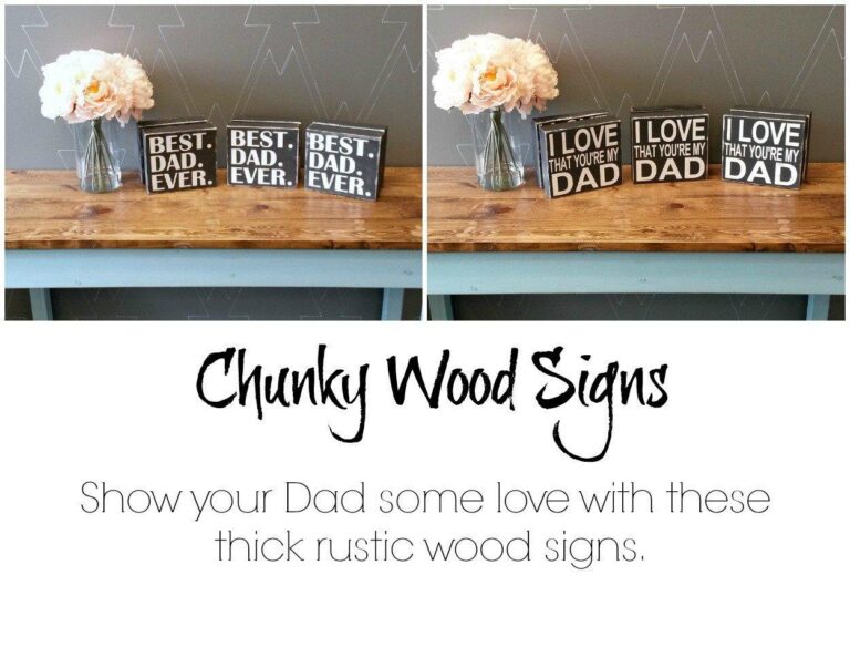 Chunky Signs for Father's Day - Netties Expressions