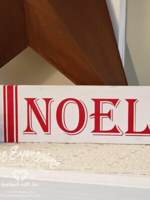 4x12-NOEL-stripes-1_026e547a-6840-43ff-8332-a2b0864d7241 Noel - Rustic Wood Christmas Sign - Netties Expressions