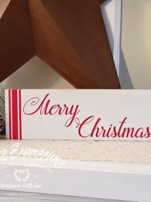 4x12-merry-christmas-stripes-2_5d405394-9495-4215-8a58-5f08895de076 Merry Christmas - Rustic Wood Christmas Sign - Netties Expressions