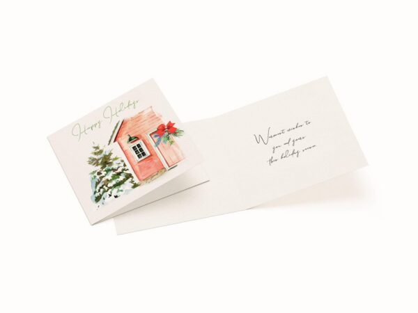 5.25x5.25-Happy-Holidays-Barn-inside-layout Happy Holidays Barn - Greeting Card - Netties Expressions