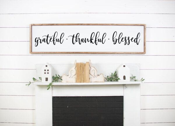 Grateful Thankful Blessed - Digital File - Netties Expressions Digital Files