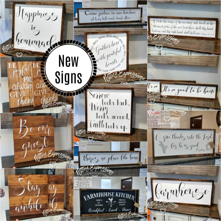 A host of new signs in stock - Netties Expressions