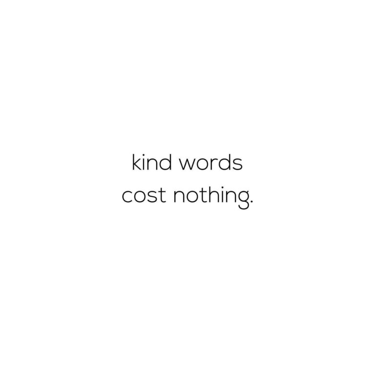 Monday Inspiration - Kind words cost nothing - Netties Expressions