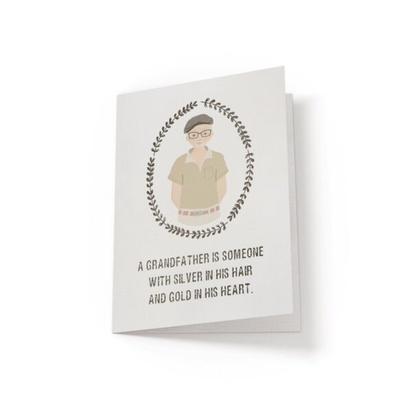 A Grandfather is someone with - Greeting Card - Netties Expressions Cards