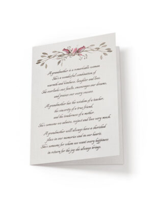 6.25x9.25-A-grandmother-is-white_3cdc319c-6479-404f-adbf-90a7bc8f06f6 A Grandmother is - Greeting Card - Netties Expressions Cards