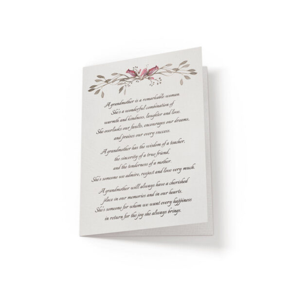 6.25x9.25-A-grandmother-is-white_3cdc319c-6479-404f-adbf-90a7bc8f06f6 A Grandmother is - Greeting Card - Netties Expressions Cards