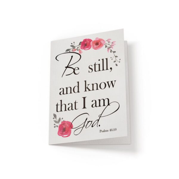 Be still and know - Greeting Card - Netties Expressions Cards