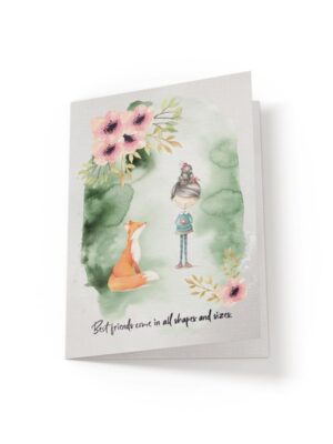 Best friends come in all shapes and sizes - Greeting Card - Netties Expressions Cards