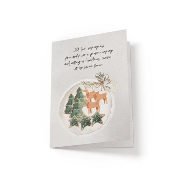 Christmas Cookie - Greeting Card - Netties Expressions