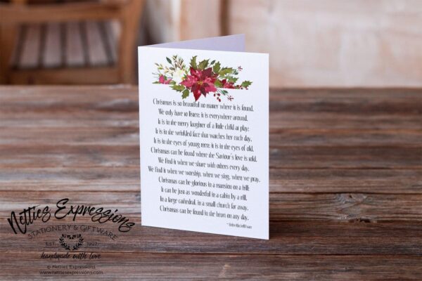 Christmas Is So Beautiful - Greeting Card - Netties Expressions