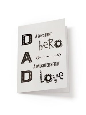 Dad, a son's first hero - Greeting Card - Netties Expressions Cards