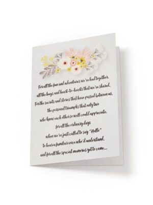 For all the fun and adventures we've had - Greeting Card - Netties Expressions Cards