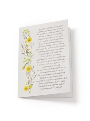 God could not be in every place - Greeting Card - Netties Expressions Cards