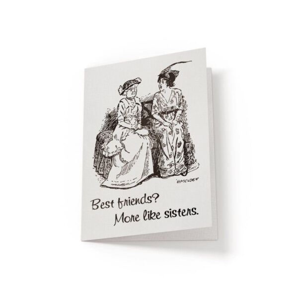 6.25x9.25-Handmade-Linen-Greeting-Card-Happy-Birthday-Best-friends-more-like-sisters-white_f8b89386-3a48-4849-b6ea-b0b65308414e Best Friends More like sisters - Greeting Card - Netties Expressions Cards