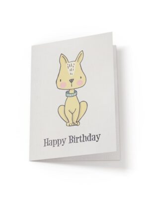 Yellow Dog - Greeting Card - Netties Expressions Cards
