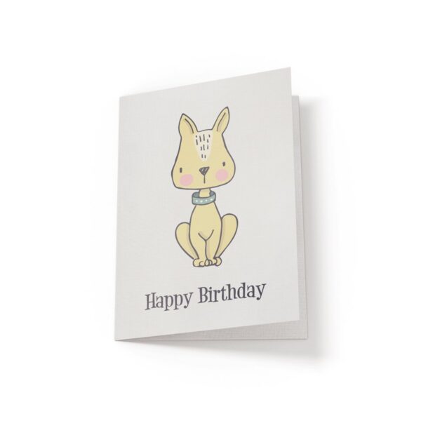 6.25x9.25-Happy-Birthday-Dog-white_af0597a1-5d45-4637-b966-ea34dd5b7b66 Yellow Dog - Greeting Card - Netties Expressions Cards