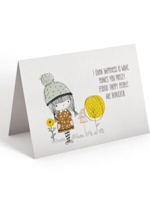 I Think Happiness - Greeting Card - Netties Expressions Cards